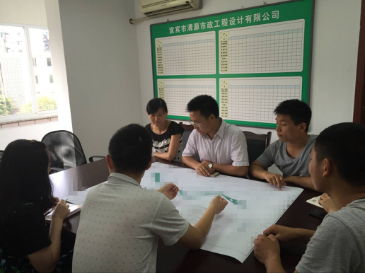 積極進(jìn)步，設(shè)計(jì)公司組織新員工學(xué)習(xí)掌握全市供水概況