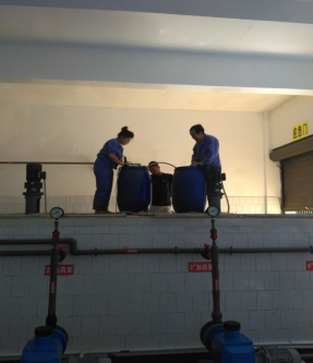 一水廠(chǎng)開(kāi)展原水高濁度應(yīng)急演練