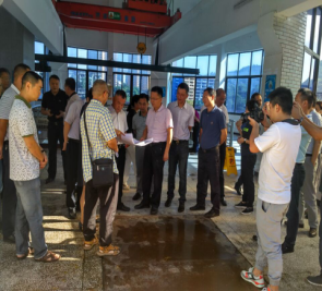 宜賓市副市長張平一行蒞臨一水廠調(diào)研水源保護相關(guān)工作