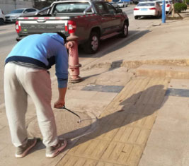 臨港公司技術人員為用戶提供 優(yōu)質(zhì)勘察設計服務