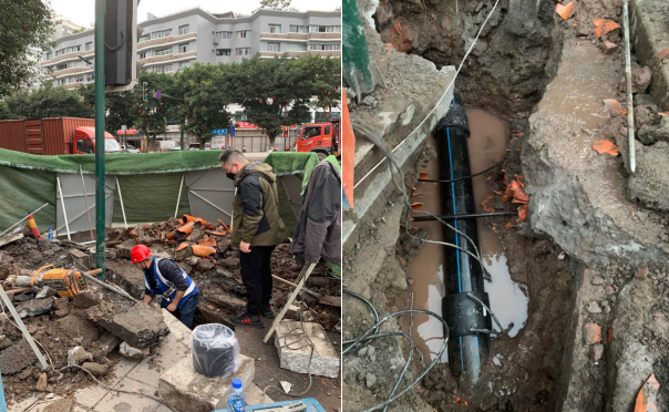 營銷部黨員服務(wù)大隊(duì)及時(shí)搶修管道確保疫情期間安全供水