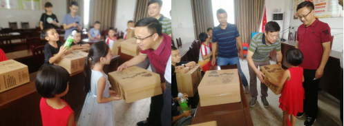 集團公司黨委書記、董事長周燕賓一行到栗子村開展脫貧幫