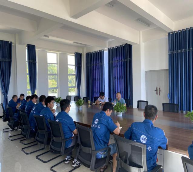 集團(tuán)公司黨委委員、副總經(jīng)理劉林到五水廠檢查安全工作