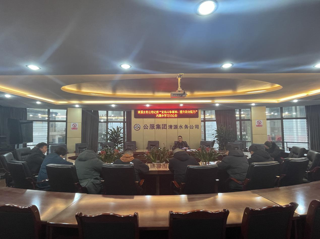 公司紀(jì)委召開紀(jì)委（擴(kuò)大）會(huì)暨紀(jì)檢監(jiān)察系統(tǒng)“發(fā)揚(yáng)斗爭(zhēng)精神，提升政治能力”月集中學(xué)習(xí)討論會(huì)